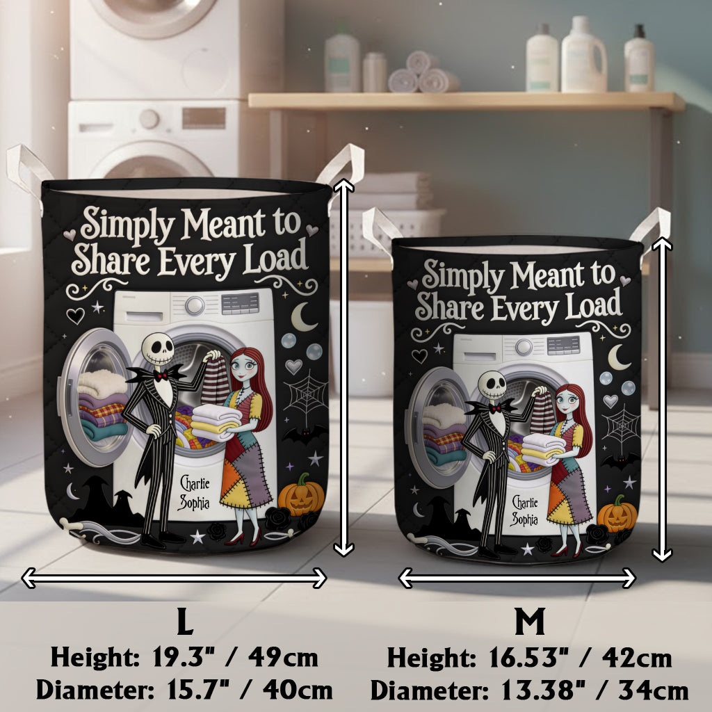 Simply Meant To Share Every Load - Personalized Nightmare Laundry Basket