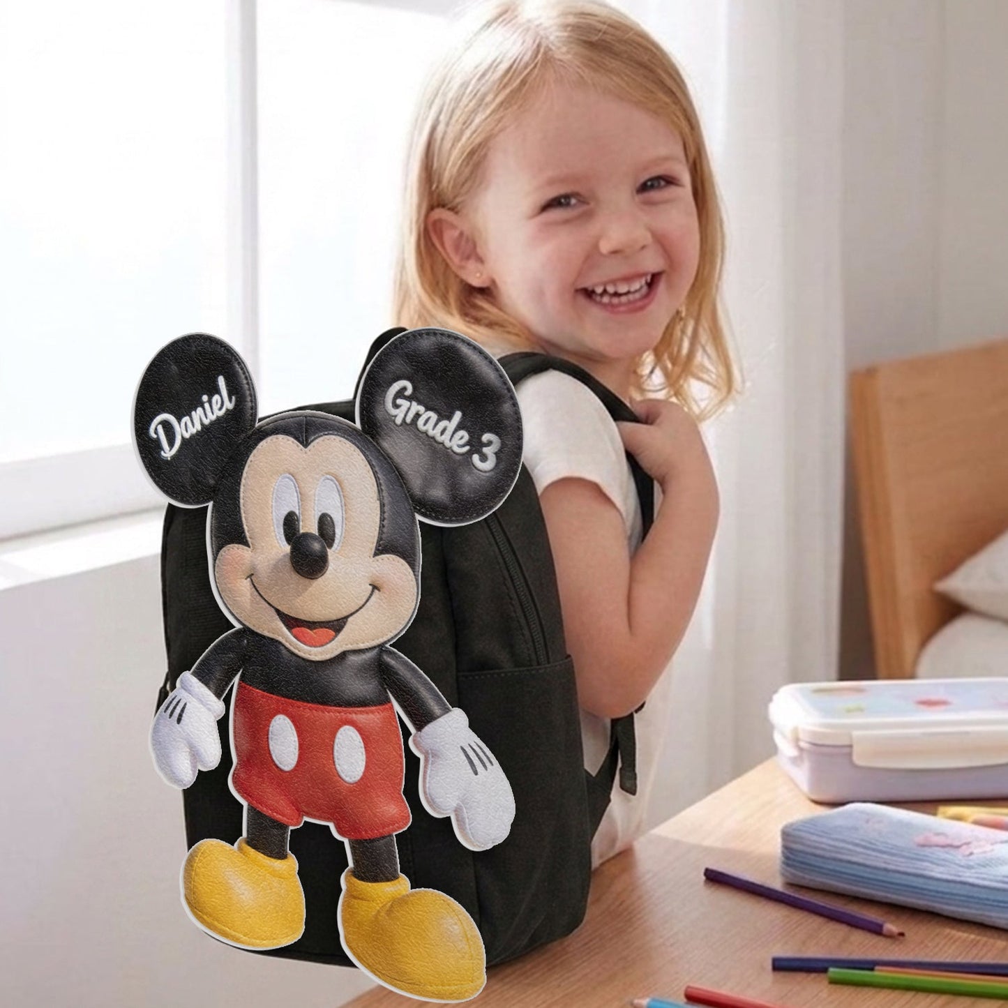 Magical School Friends - Personalized Mouse Shaped Backpack