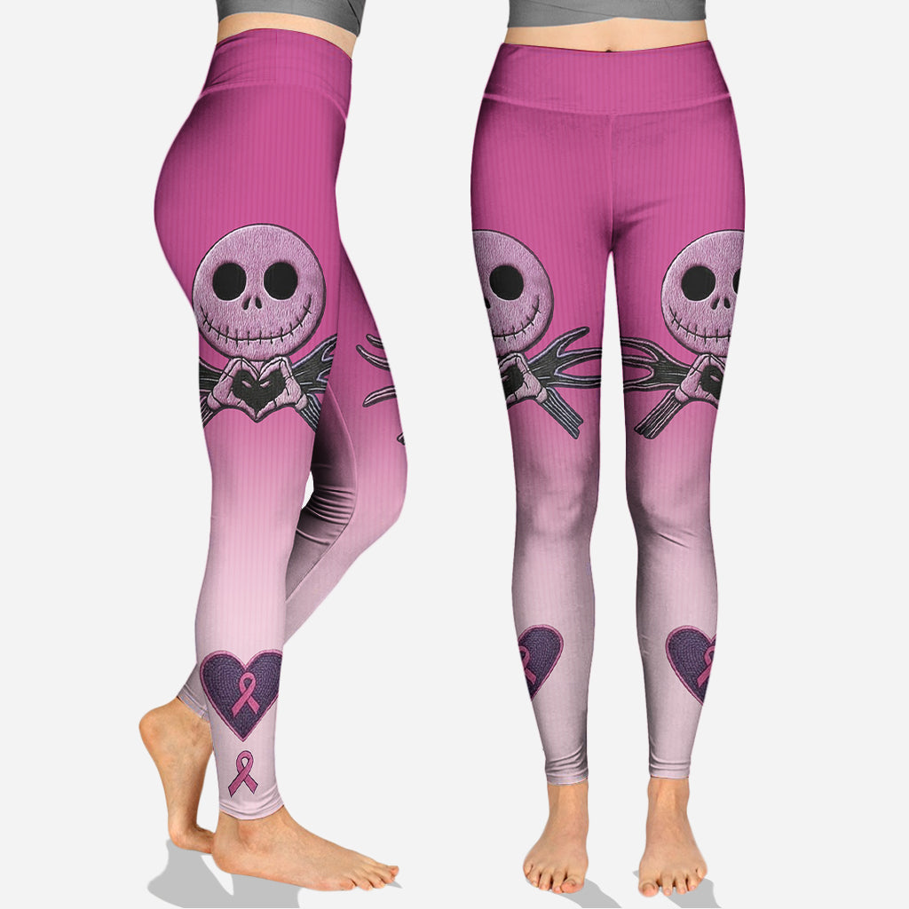 Faith Hope Love - Personalized Breast Cancer Awareness Hoodie and Leggings