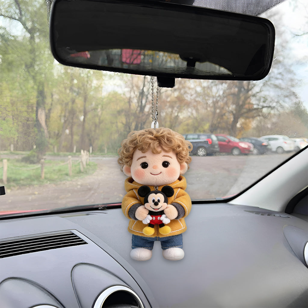 Custom Any Photo - Personalized Mouse Plush Keychain