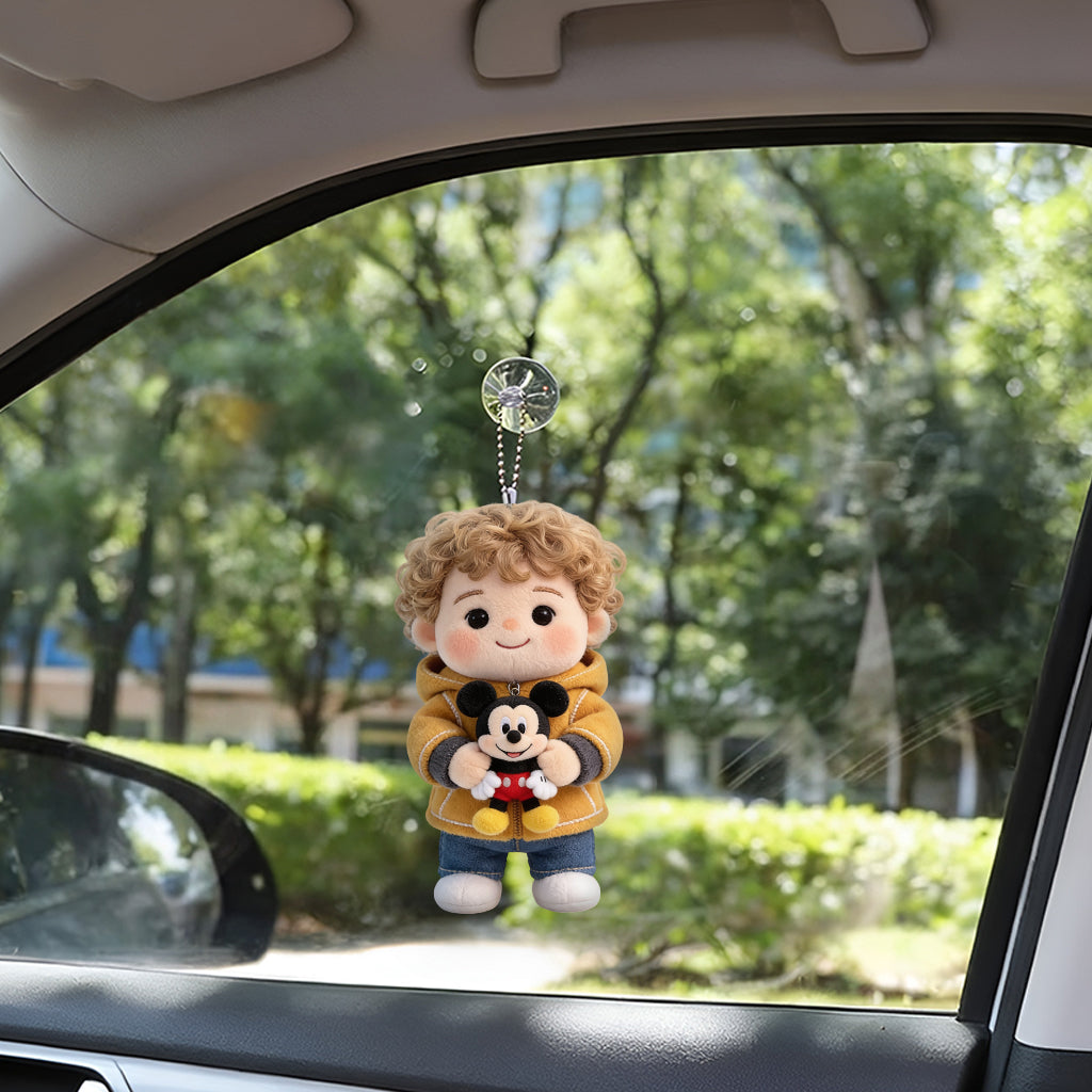 Custom Any Photo - Personalized Mouse Plush Keychain