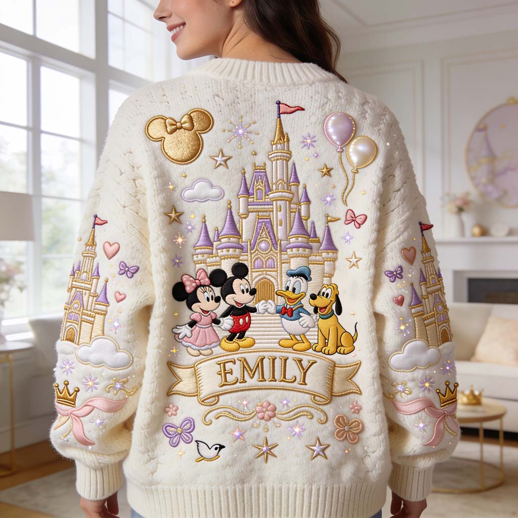 Magical Castle - Personalized Dream Trip Cardigan Sweater