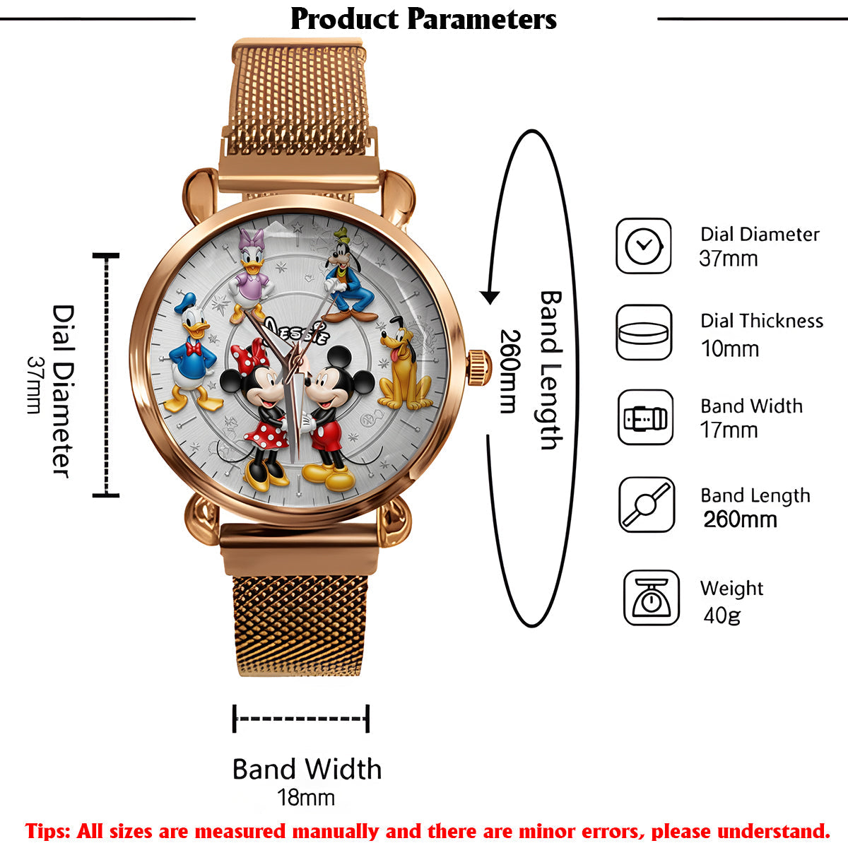 Magical Moment - Personalized Mouse Women Hand Watch