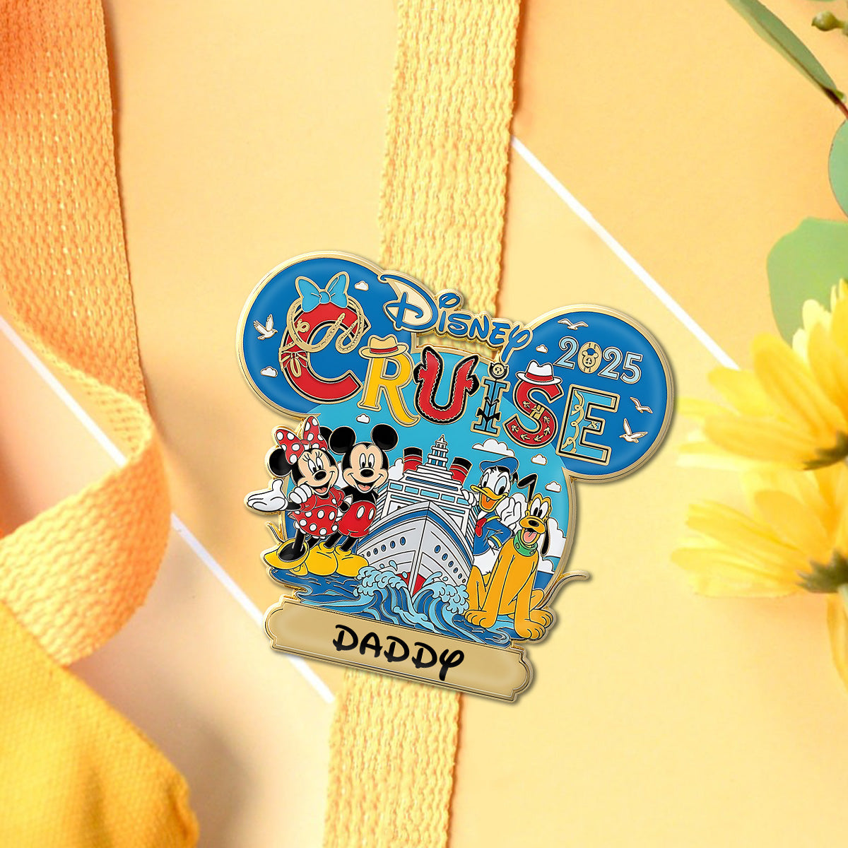 Family Cruise 2025 - Personalized Mouse Pin