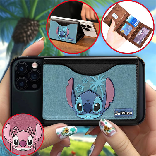 Ohana Alien Custom Name - Personalized Ohana Magsafe Wallet
