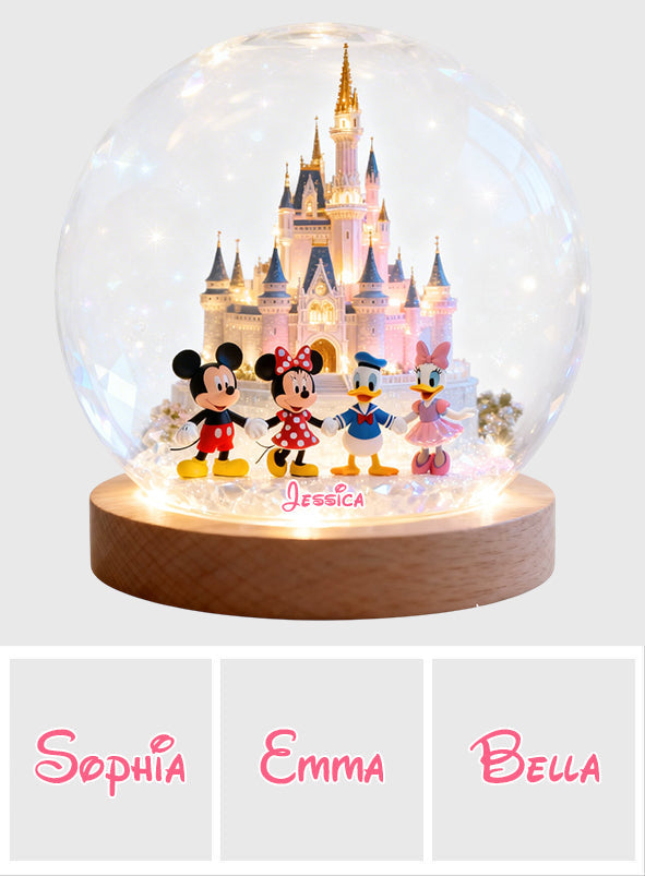 Magic Friends - Personalized Mouse Crystal Ball Night Light