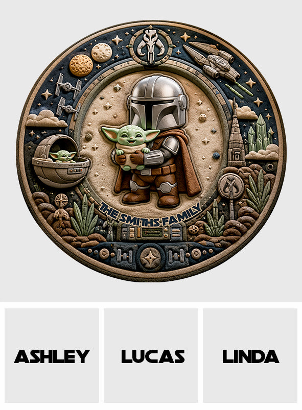 This Is The Way - Personalized The Force Non-Slip Tufted Rug