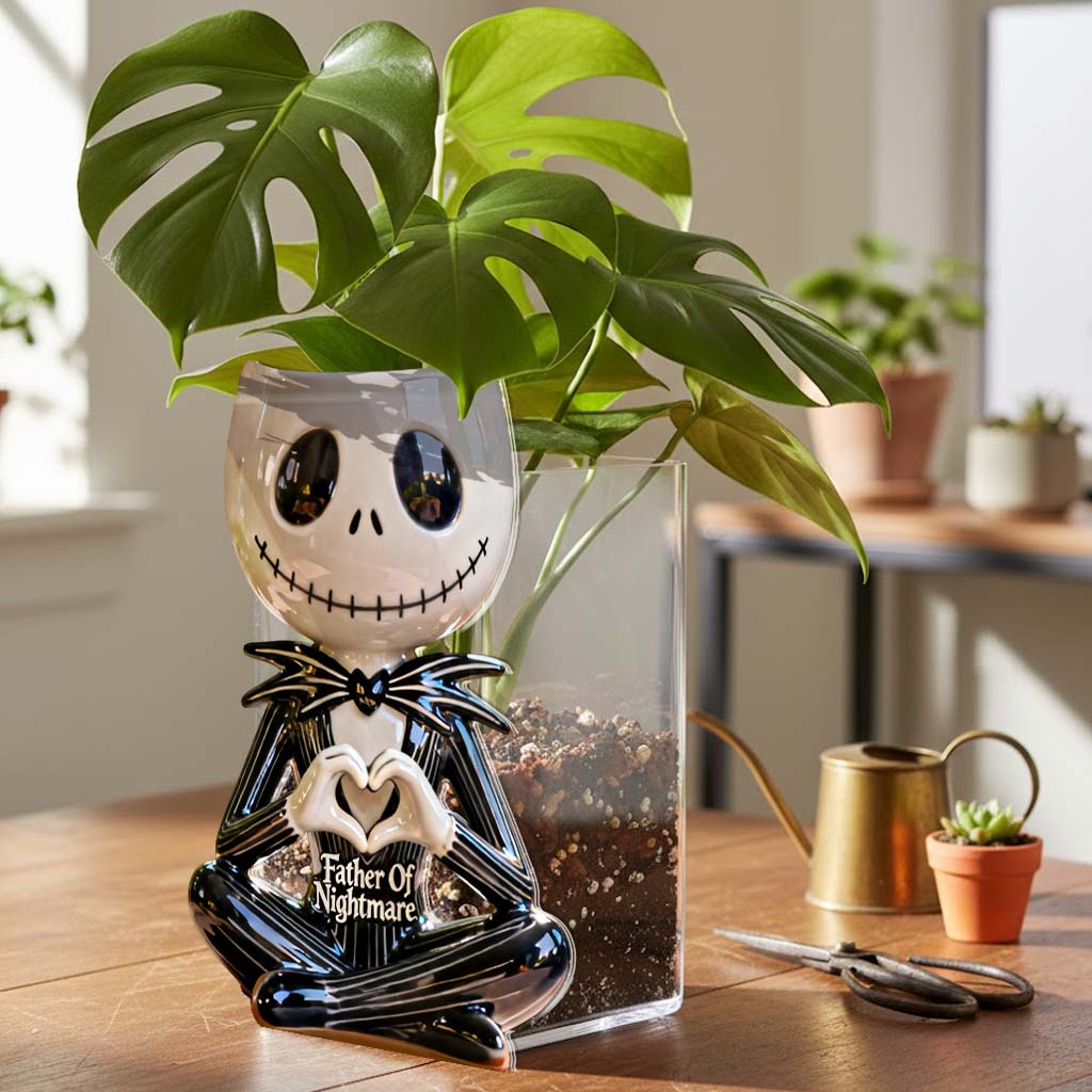 Father Mother Of Nightmares - Personalized Nightmare Acrylic Pot & Stake