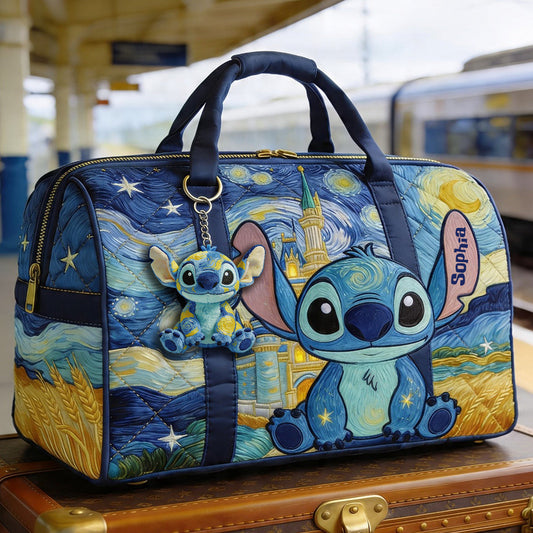 Magic Trip - Personalized Ohana Quilt Duffle Bag & Plush Charm