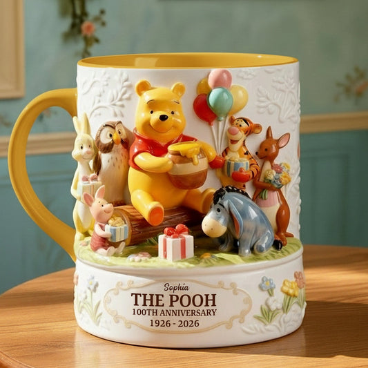 Honey Bear & Friends 100th Anniversary - Personalized Mouse Accent Mug