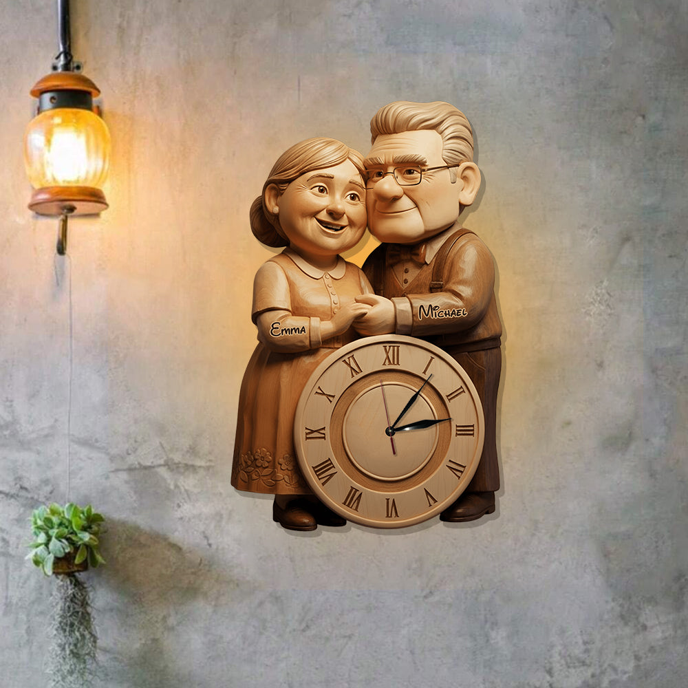 You Are My Greatest Adventure - Personalized Couple LED Light Wall Clock