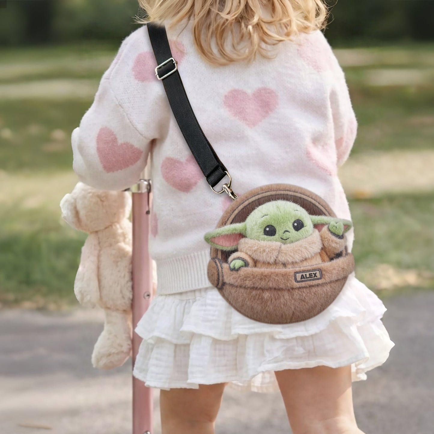 Get In Loser Chicky Nuggies Cute Baby - Personalized The Force Plush Crossbag