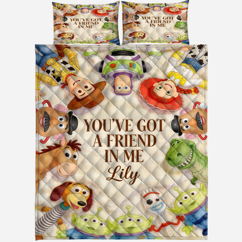 You Got A Friend In Me - Personalized Movie For Kids Quilt Set