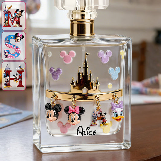 Magical Initial Name Letter - Personalized Mouse Refillable Perfume Bottle
