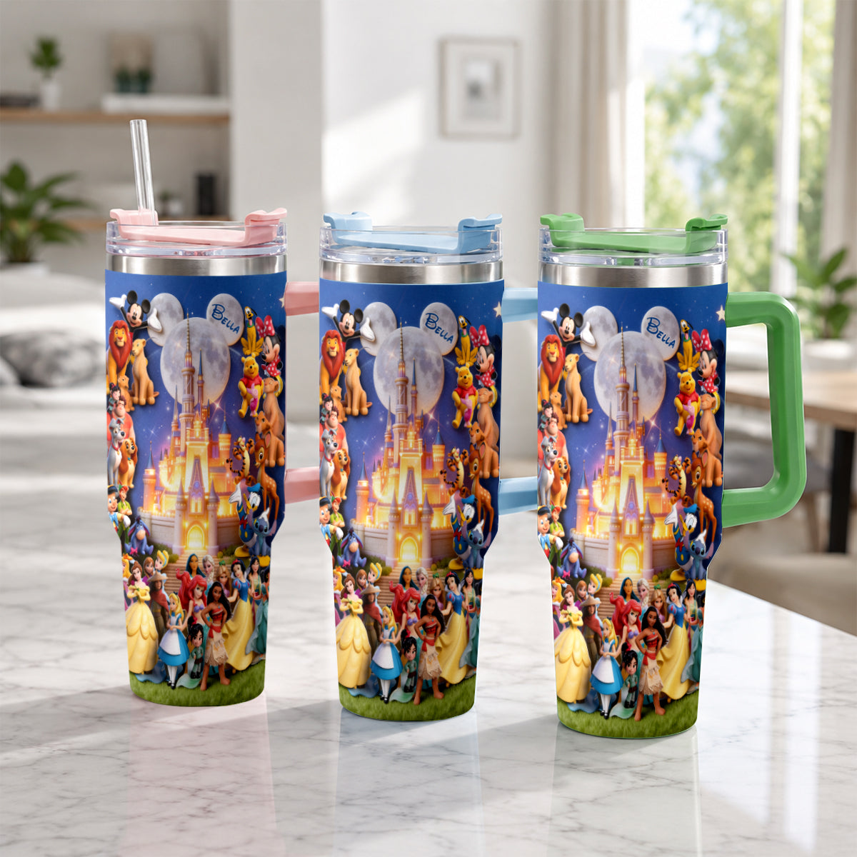 Believe In Magic - Personalized Dream Trip Tumbler With Handle