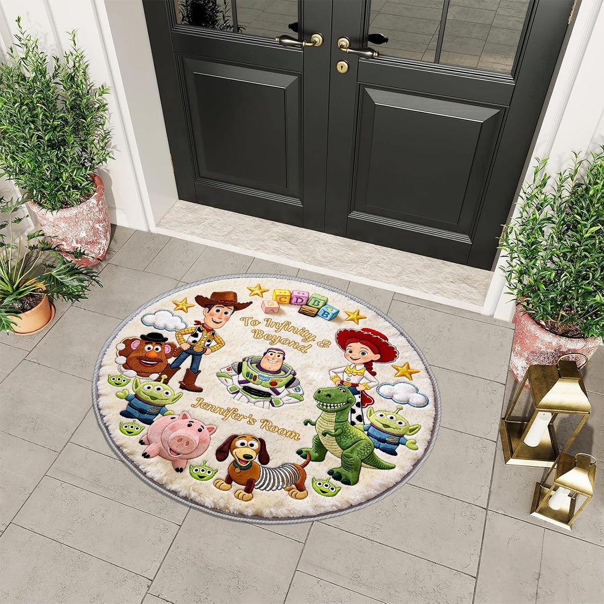 You've Got A Friend In Me - Personalized Movie For Kids Non-Slip Tufted Rug
