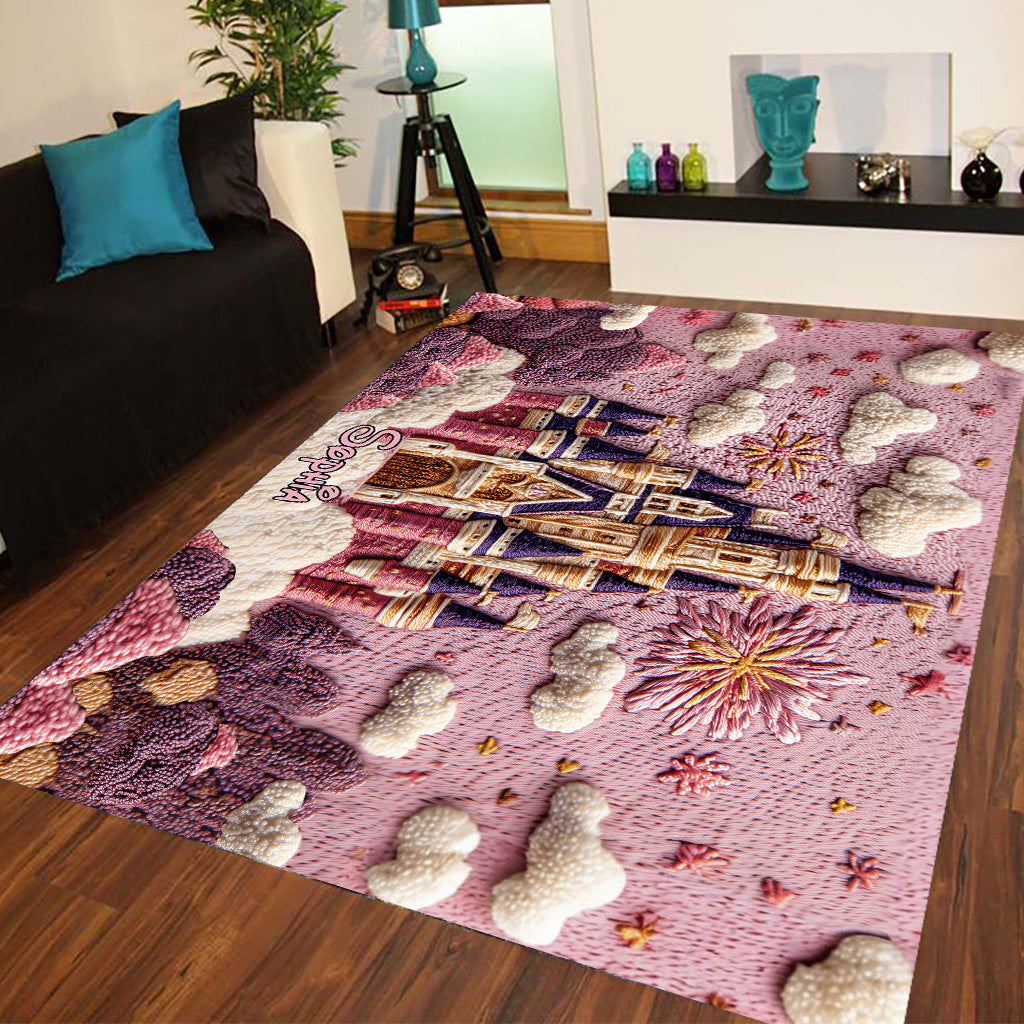 Magical Castle - Personalized Mouse Rug