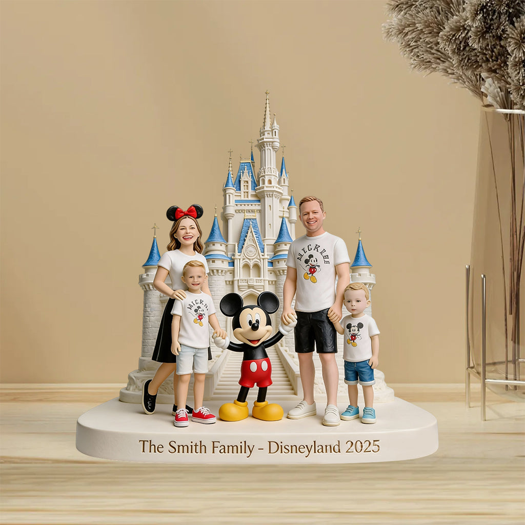 A Magical Day Together - Personalized Mouse Custom Shaped Acrylic Plaque