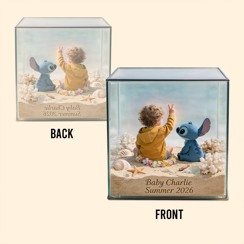 Love Summer - Personalized Ohana Custom Shaped Acrylic Plaque