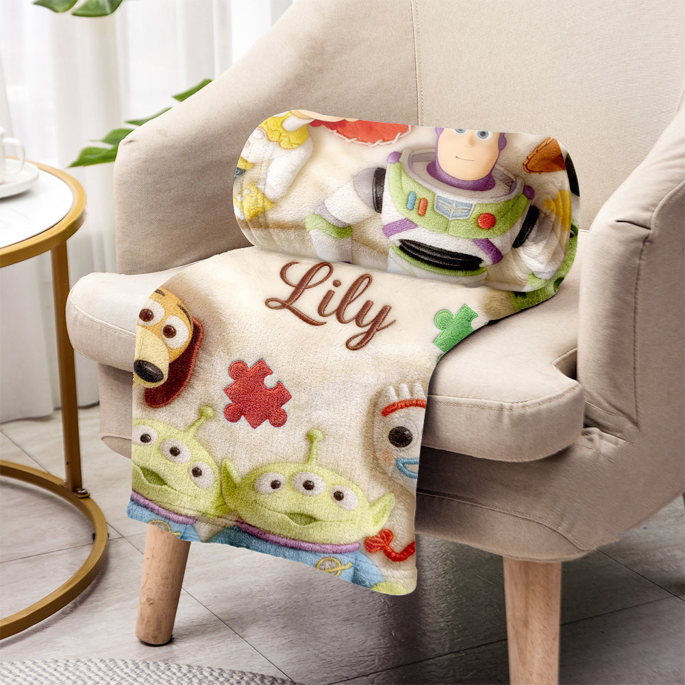 You've Got A Friend In Me - Personalized Autism Awareness Blanket