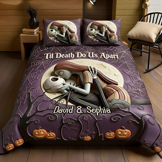 Nightmare Christmas Couple, We Got This - Personalized Nightmare Quilt Set