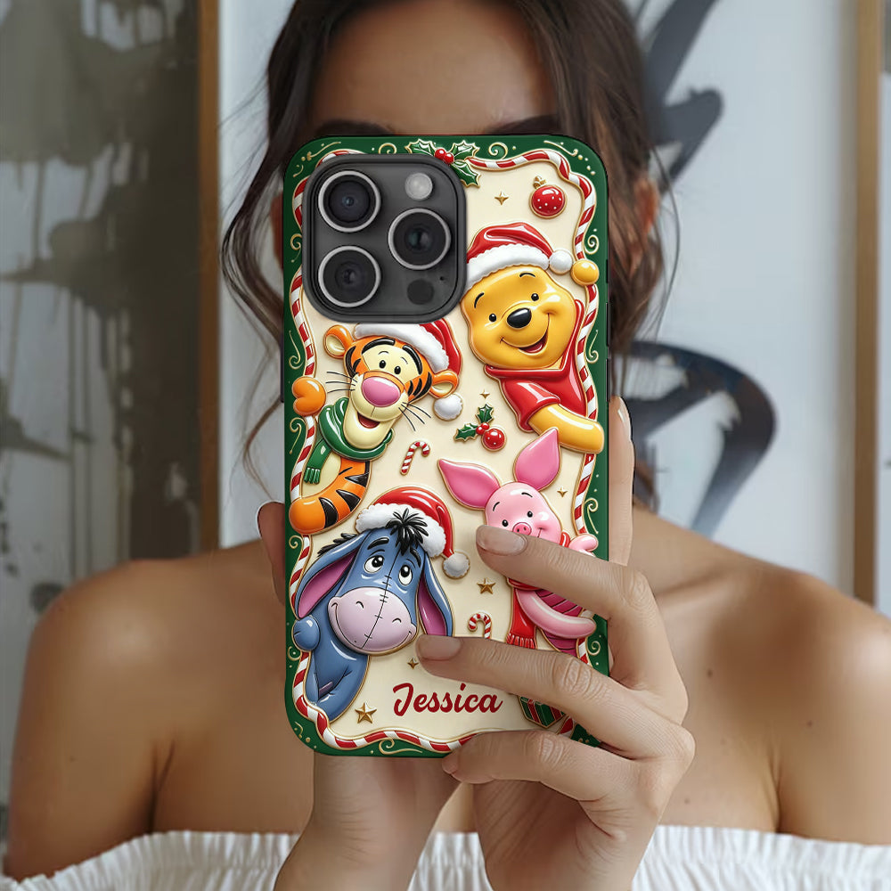 The Best Time Of The Year - Personalized Yellow Bear Full Print Phone Case