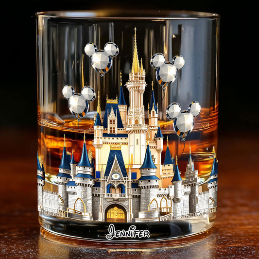 The Magical Castle - Personalized Mouse Whiskey Glass