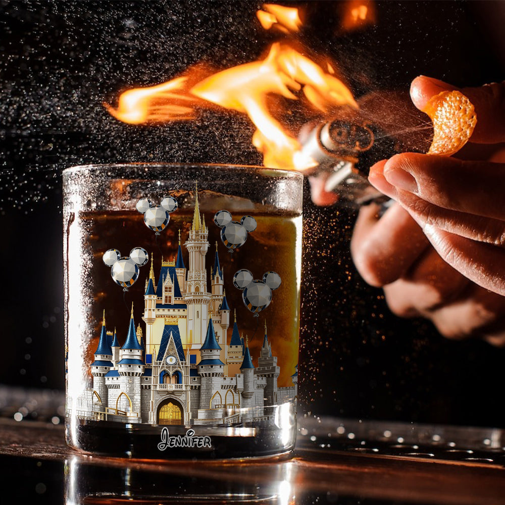 The Magical Castle - Personalized Mouse Whiskey Glass