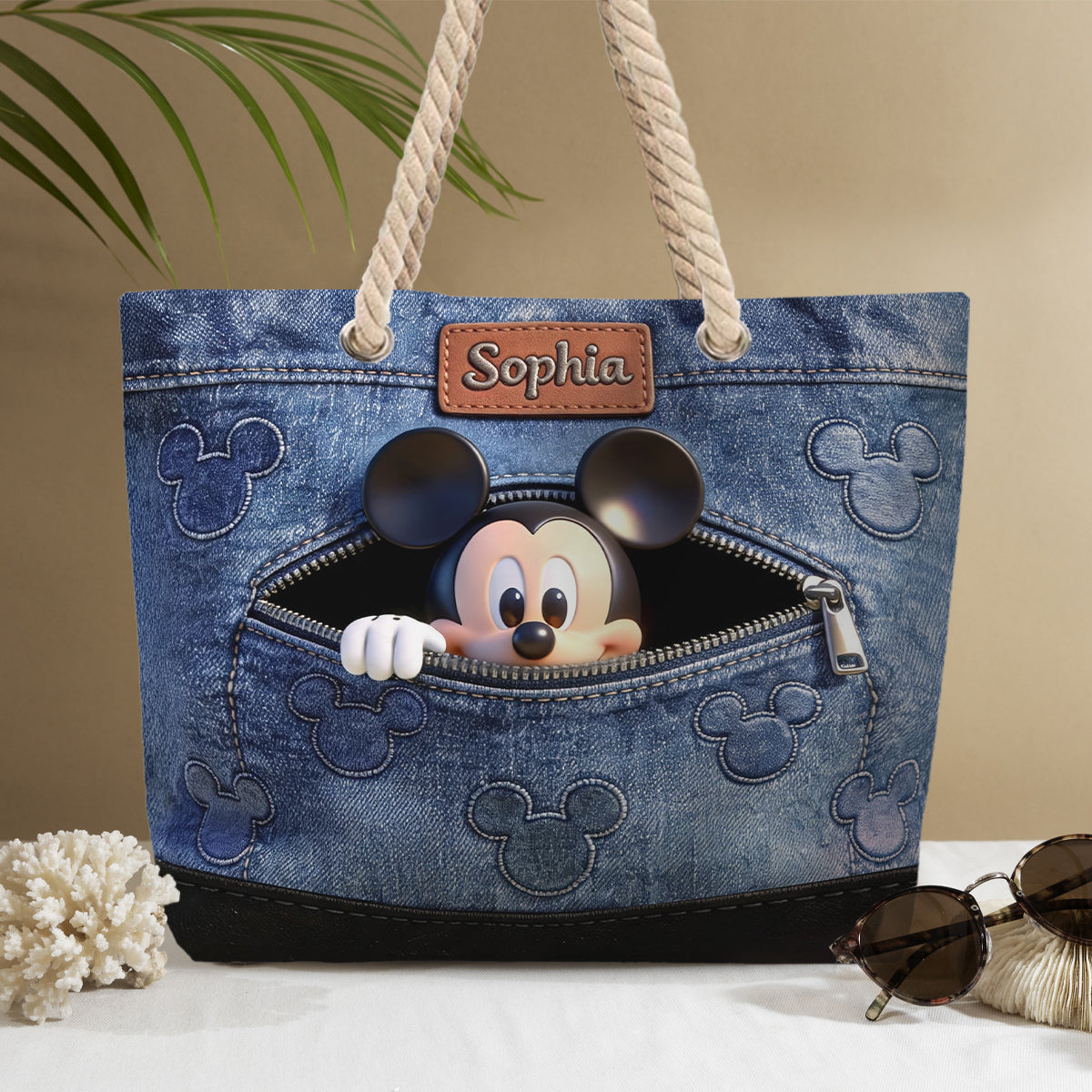 Magical Moments - Personalized Mouse Beach Bag