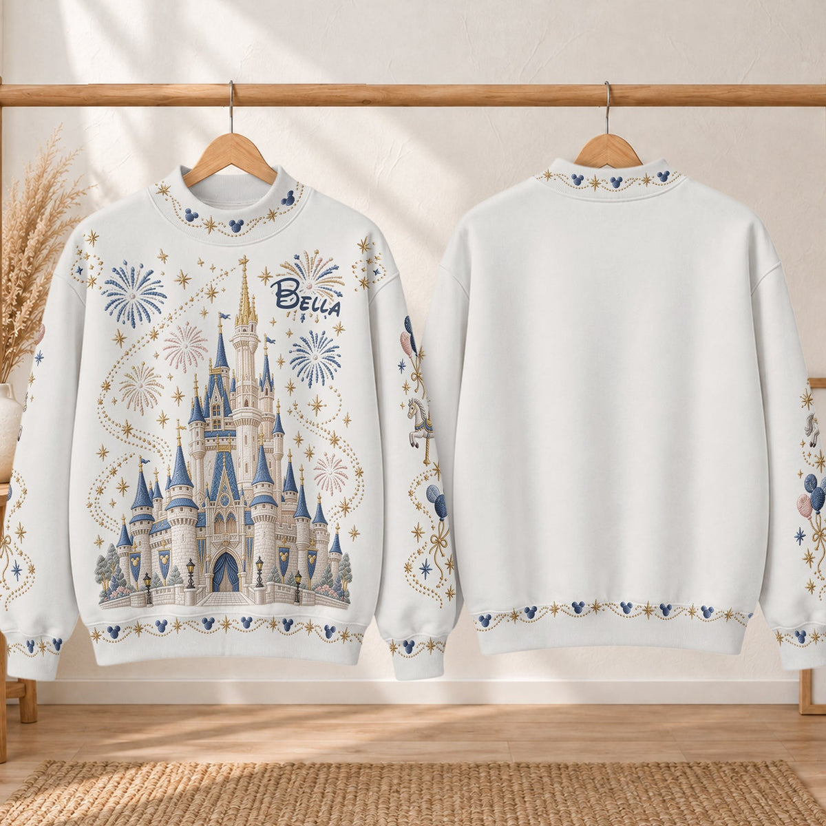 Magical - Personalized Dream Trip Mock Neck Sweatshirt