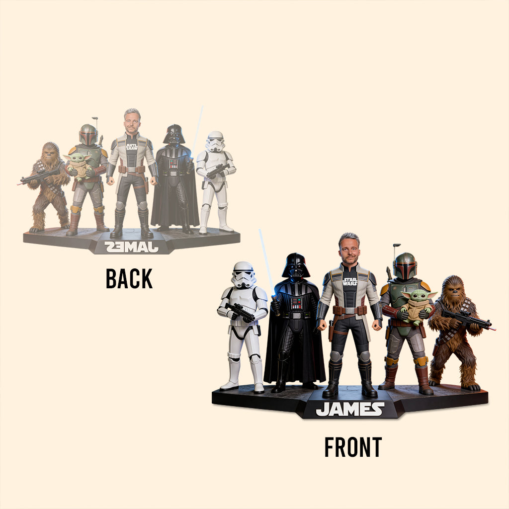 Custom Any Photo The Force - Personalized The Force Custom Shaped Acrylic Plaque