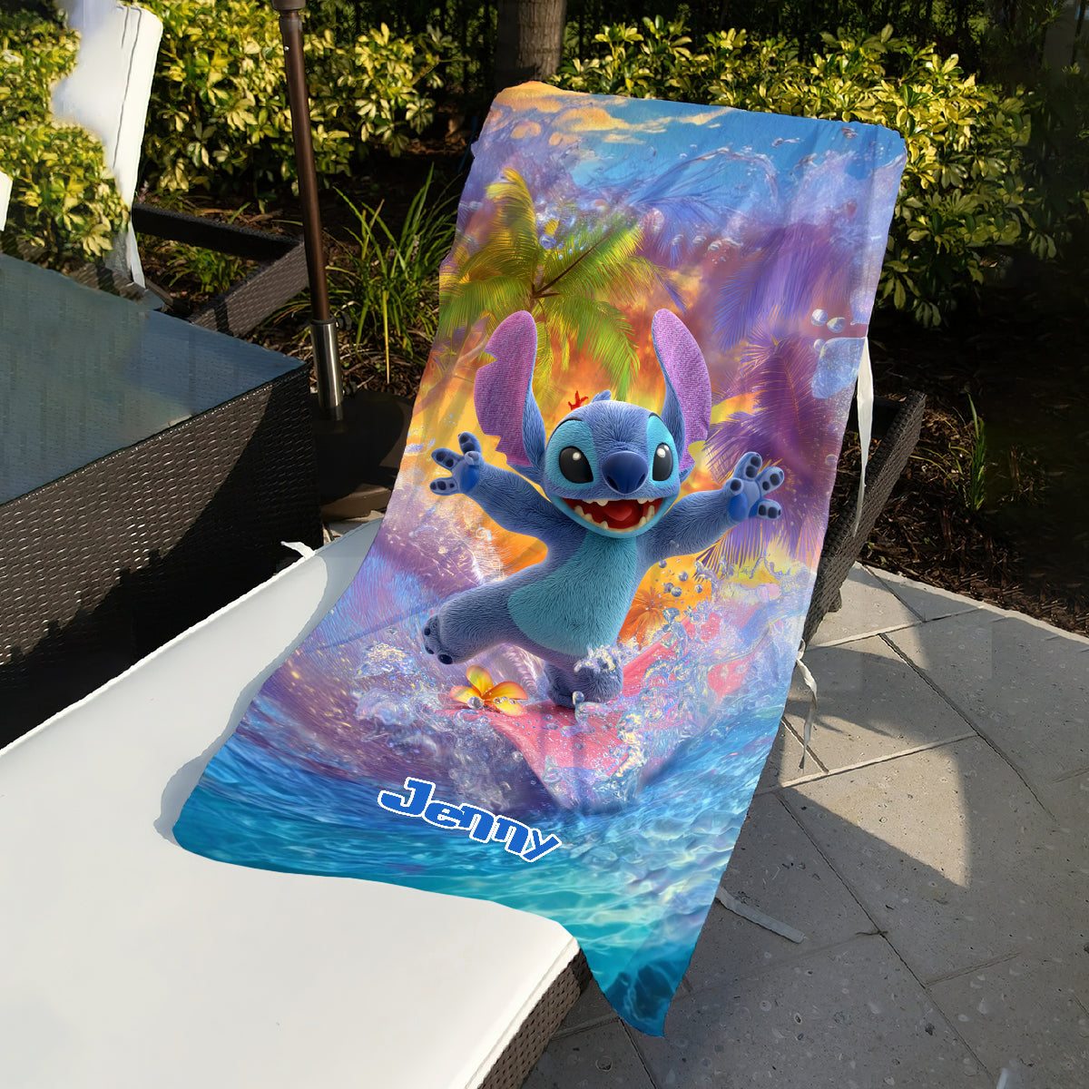 Ohana Beach Summer - Personalized Ohana Quick-dry Beach Towel/ Bath Towel