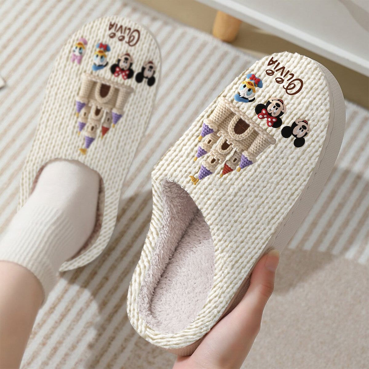 Friends - Personalized Mouse Slippers