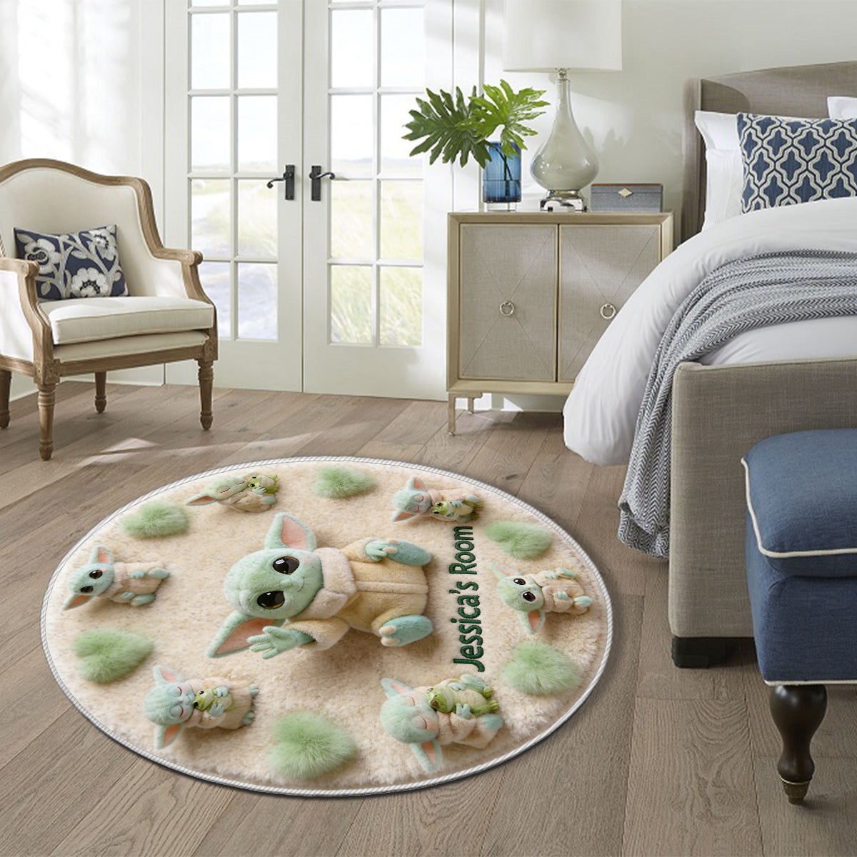 Cute Baby - Personalized The Force Non-Slip Tufted Rug
