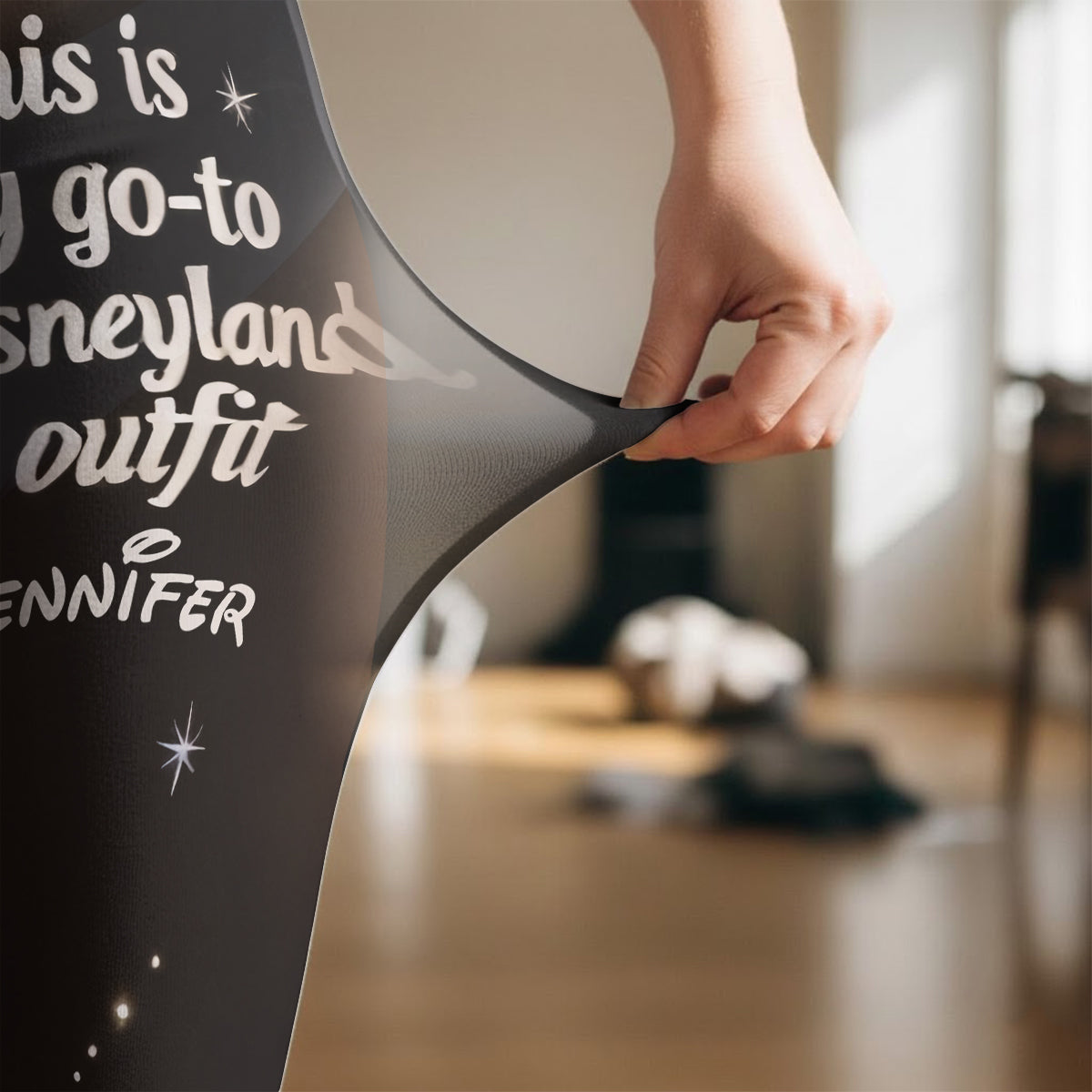 Trip To Magical Land - Personalized Mouse Women Pantyhose Tights