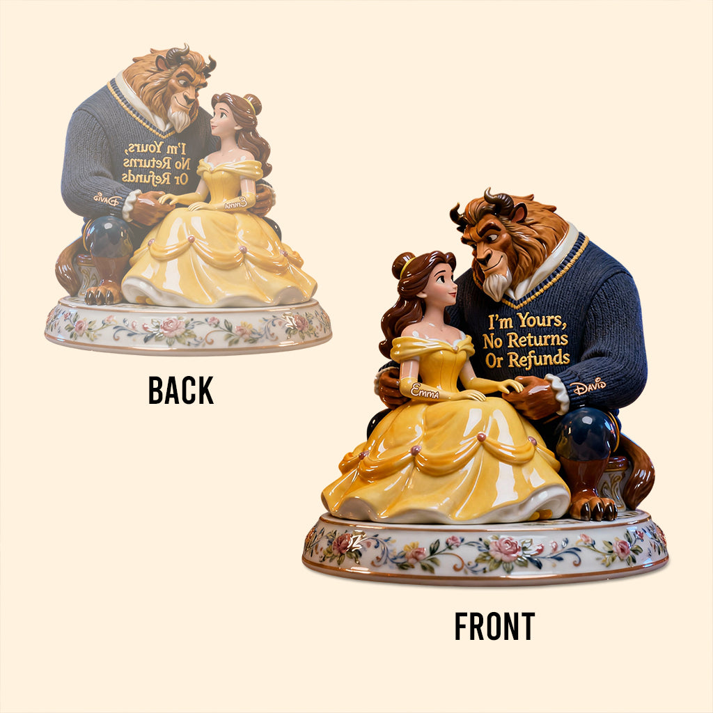 My Fairy Tale - Personalized Beauty And The Beast Custom Shaped Acrylic Plaque