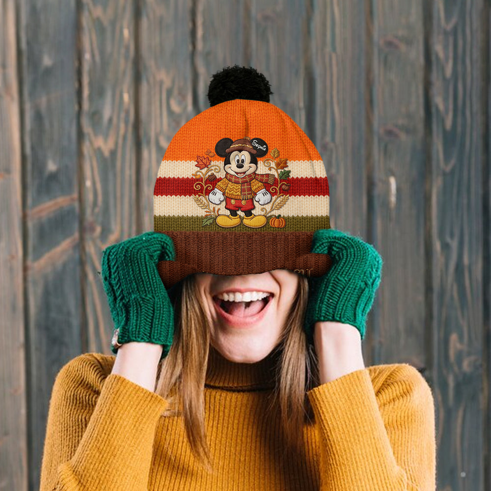 Til The Season - Personalized Mouse Beanie Hat