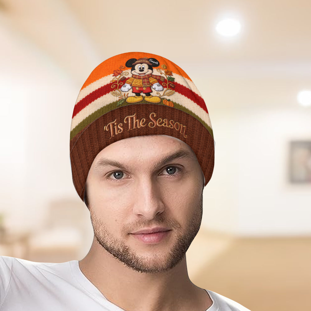 Til The Season - Personalized Mouse Beanie Hat
