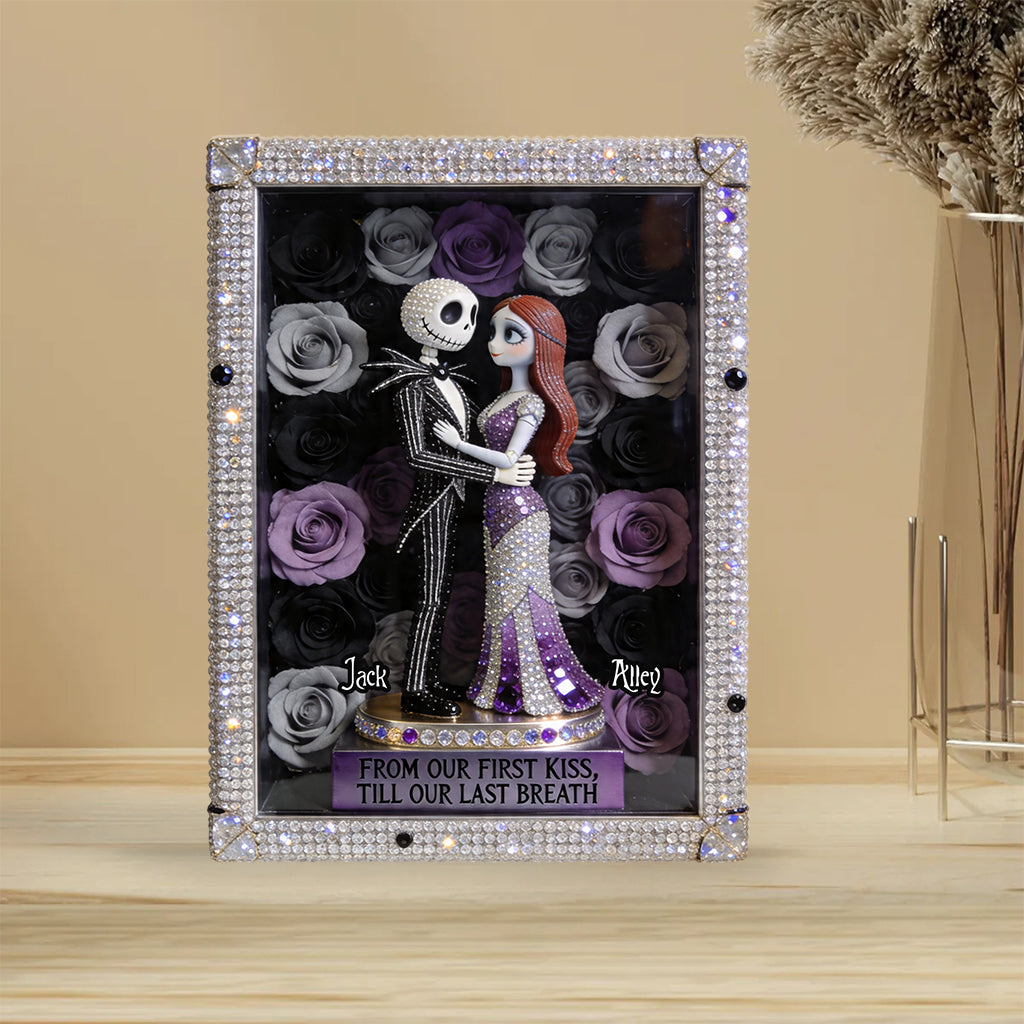 From Our First Kiss Till Our Last Breath - Personalized Nightmare Custom Shaped Acrylic Plaque