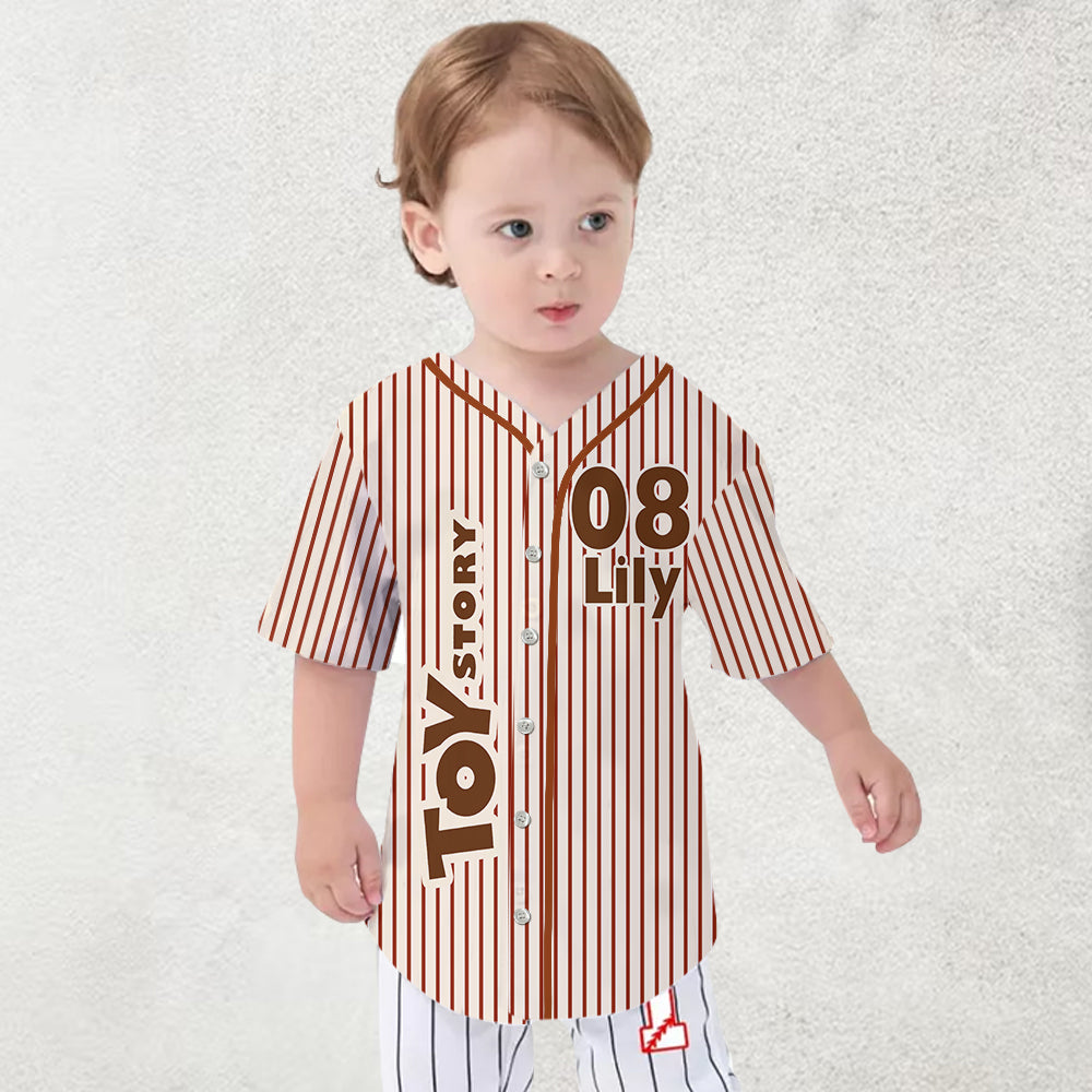 You've Got A Friend In Me - Personalized Movie For Kids Baseball Jersey