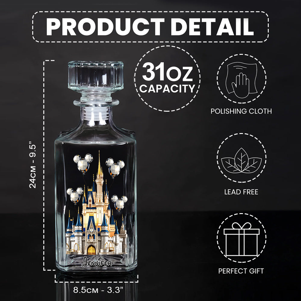 The Magical Castle - Personalized Mouse Whiskey Decanter Set