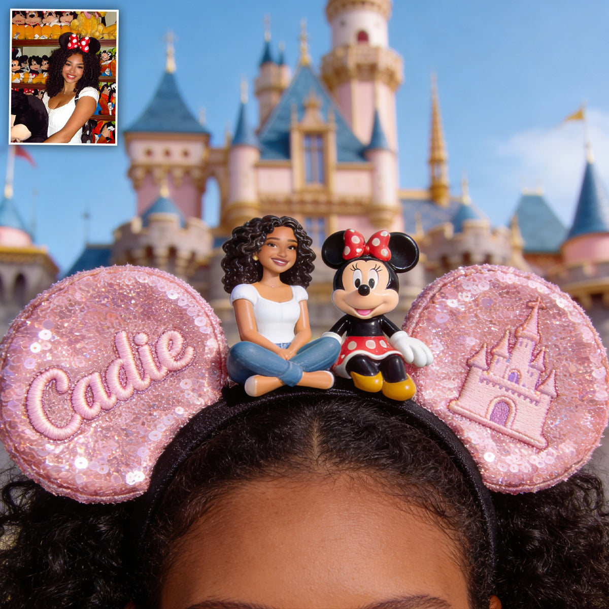 Magical Trip - Personalized Dream Trip Shaped Leather Headband