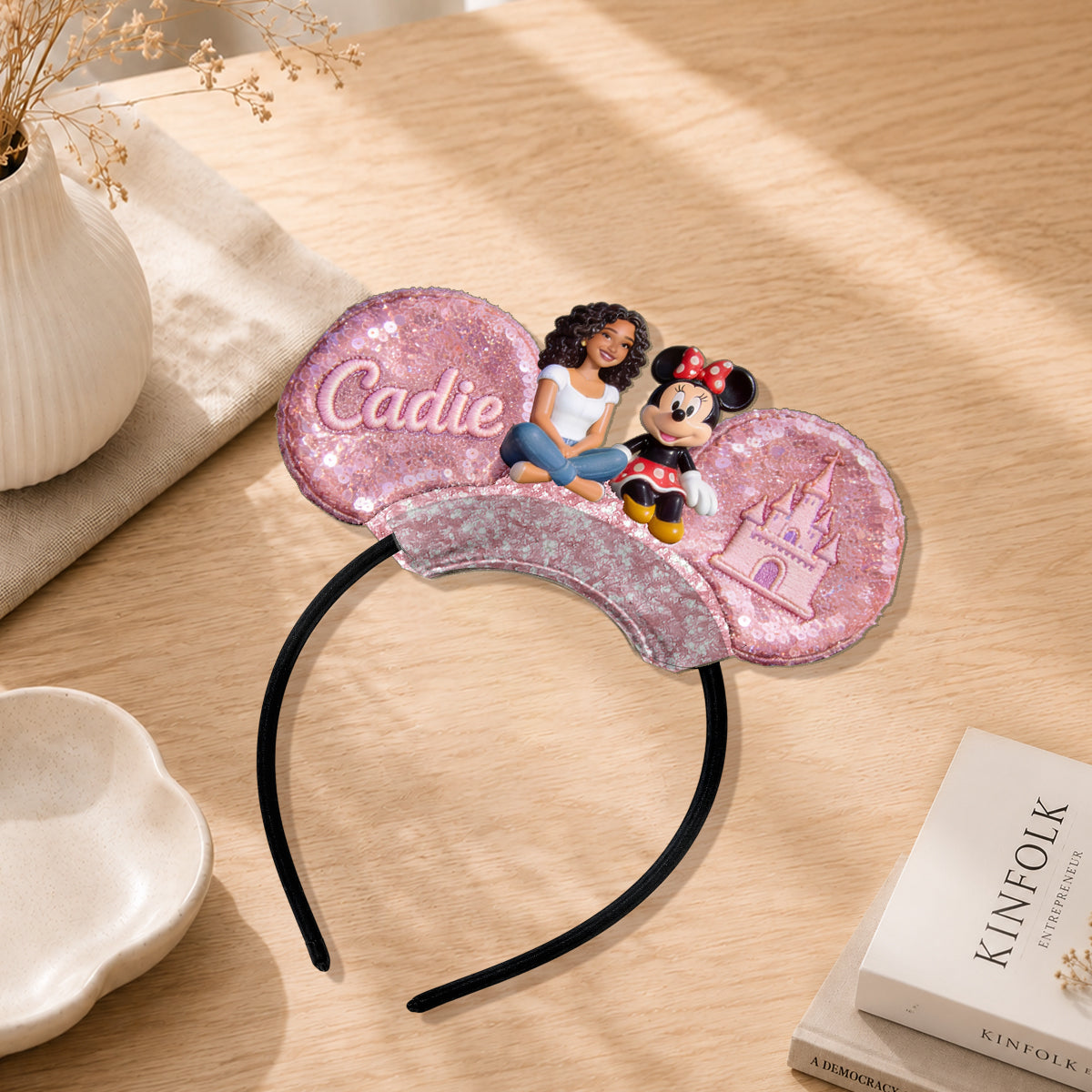 Magical Trip - Personalized Dream Trip Shaped Leather Headband
