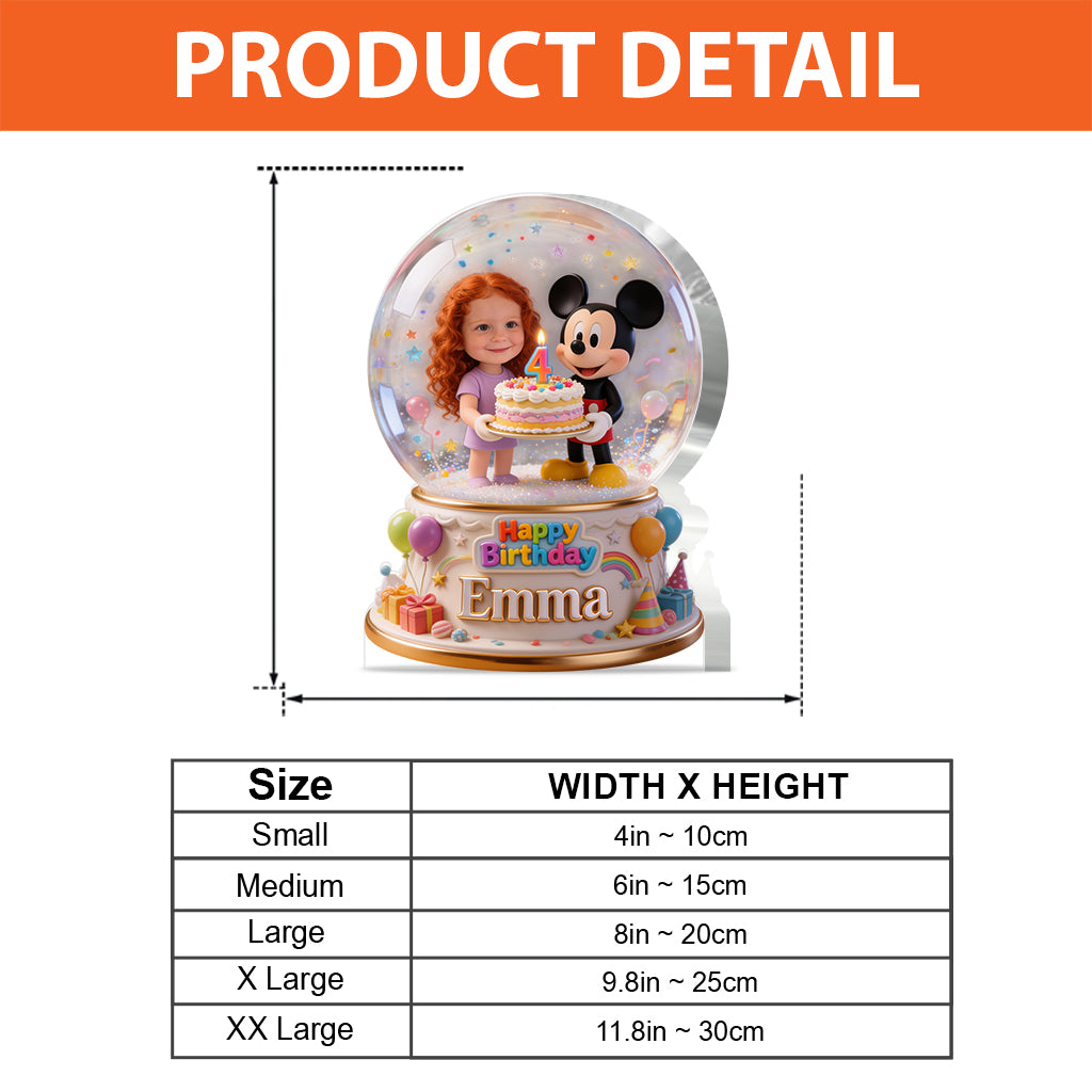 Custom Any Photo - Personalized Kid Custom Shaped Acrylic Plaque