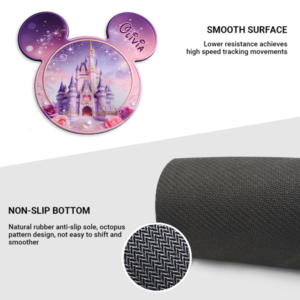 Magical Castle - Personalized Dream Trip Mouse Pad Custom Shape
