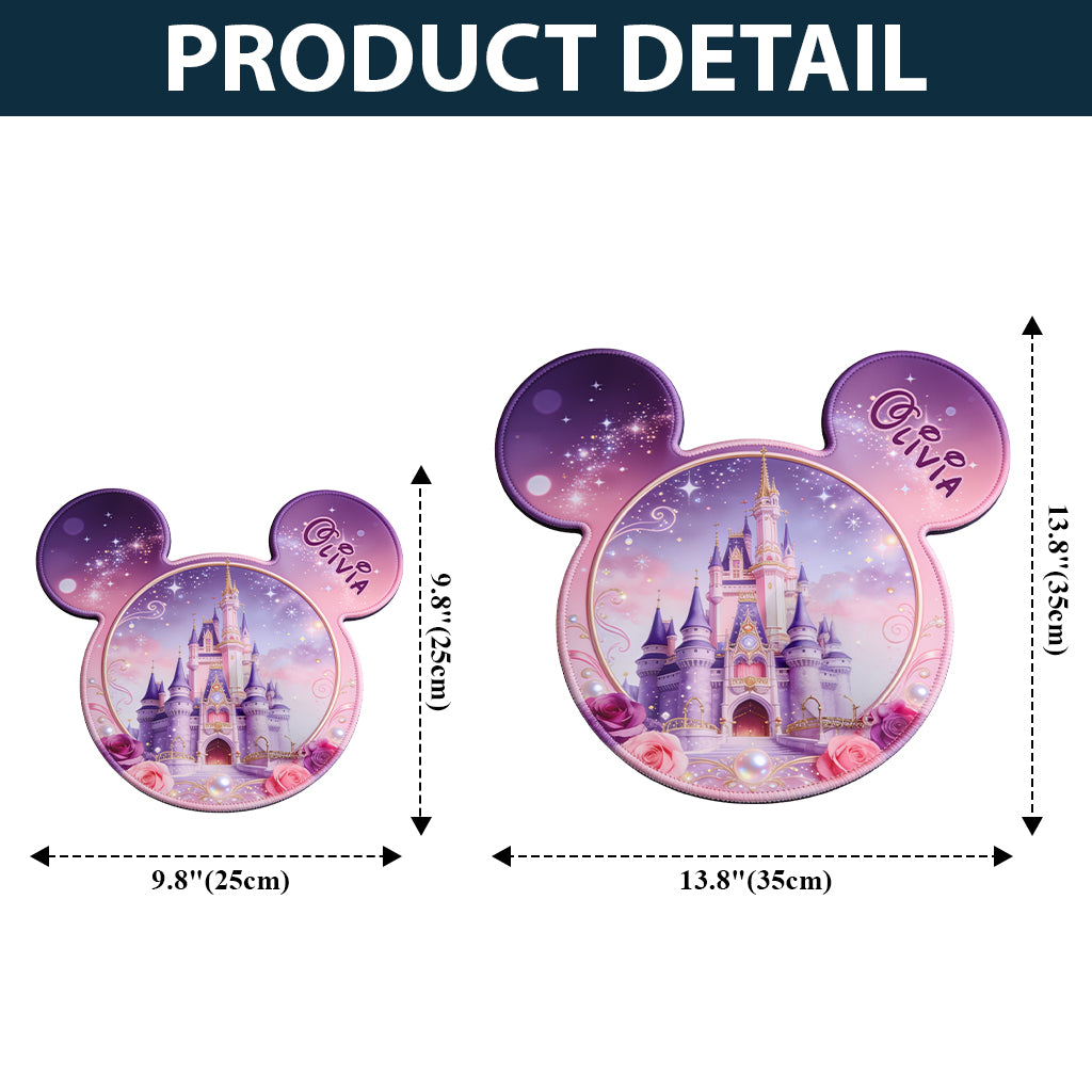 Magical Castle - Personalized Dream Trip Mouse Pad Custom Shape