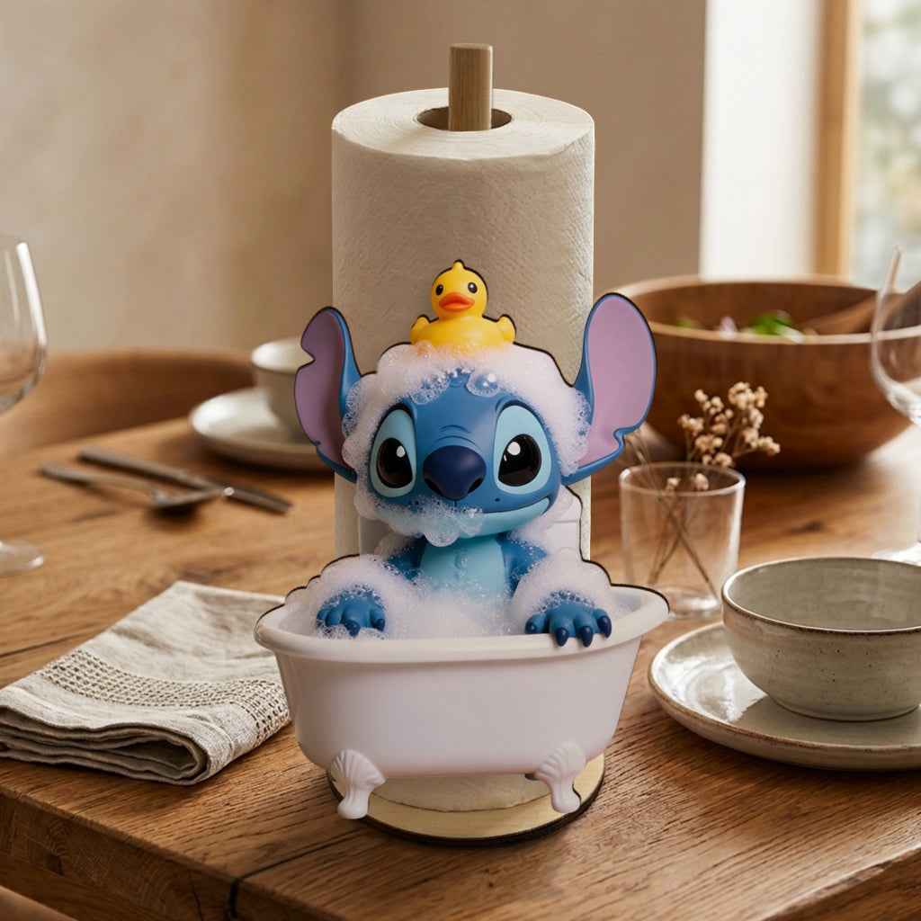 Aloha Cartoon Monster - Personalized Ohana Paper Towel Stand