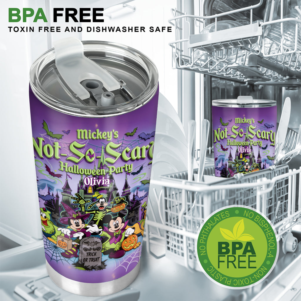 Not So Scary - Personalized Mouse Tumbler