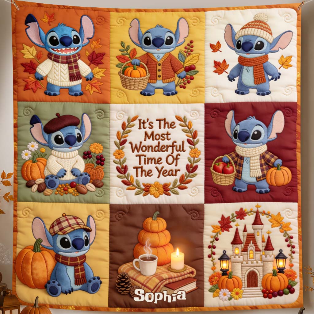 It's The Most Beautiful Of The Year - Personalized Ohana Blanket