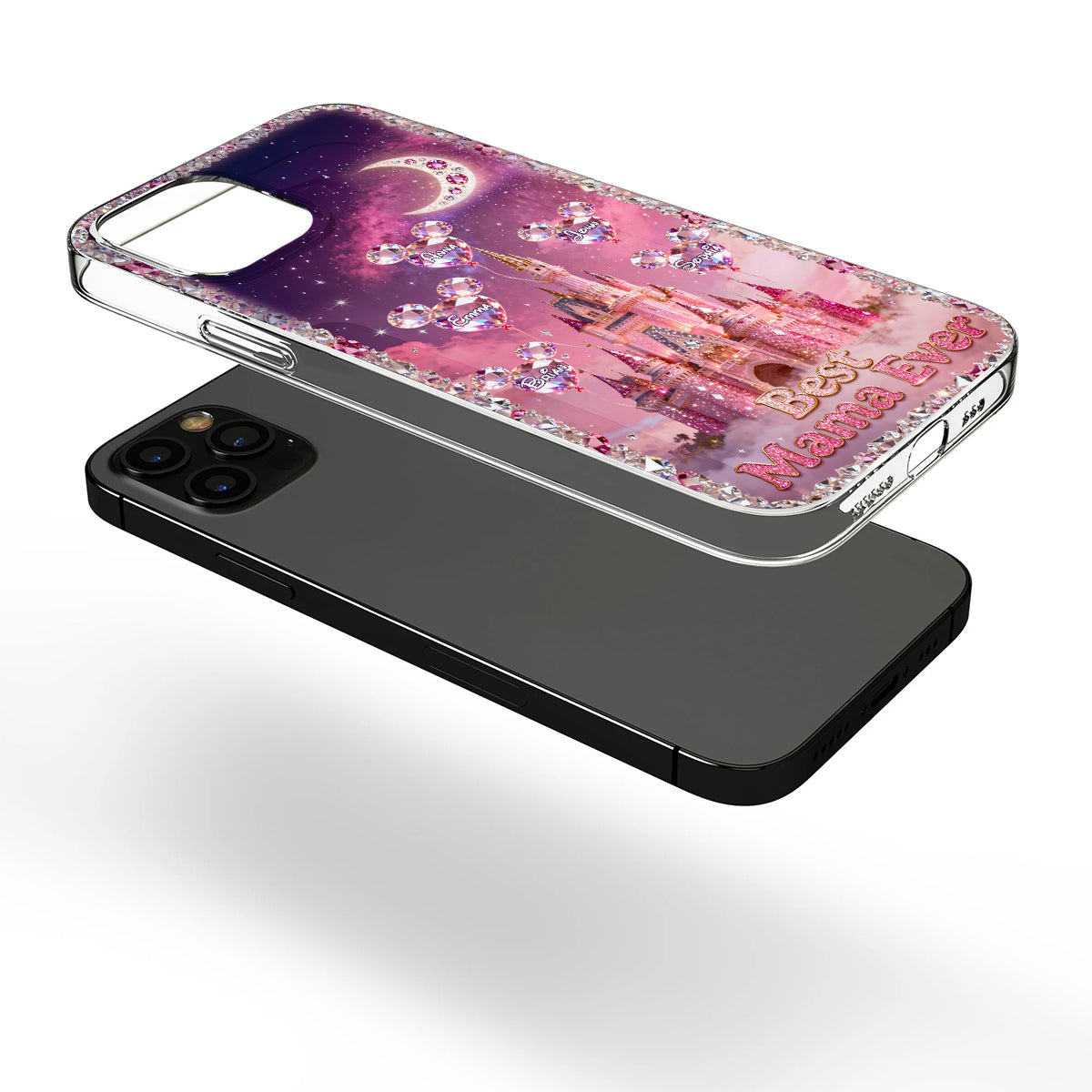 Disney Mama - Personalized Dream Trip Clear Phone Case